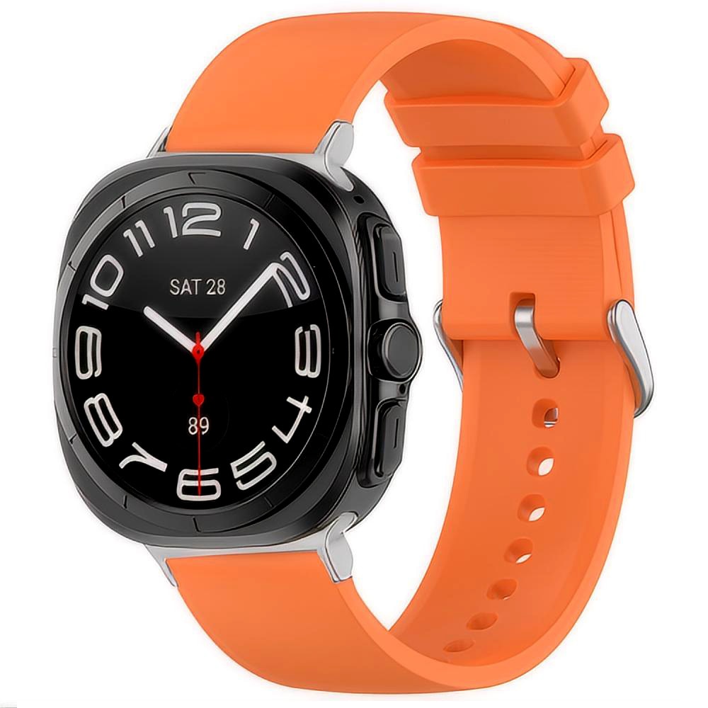 Silikonarmband Samsung Galaxy Watch Ultra 47mm orange