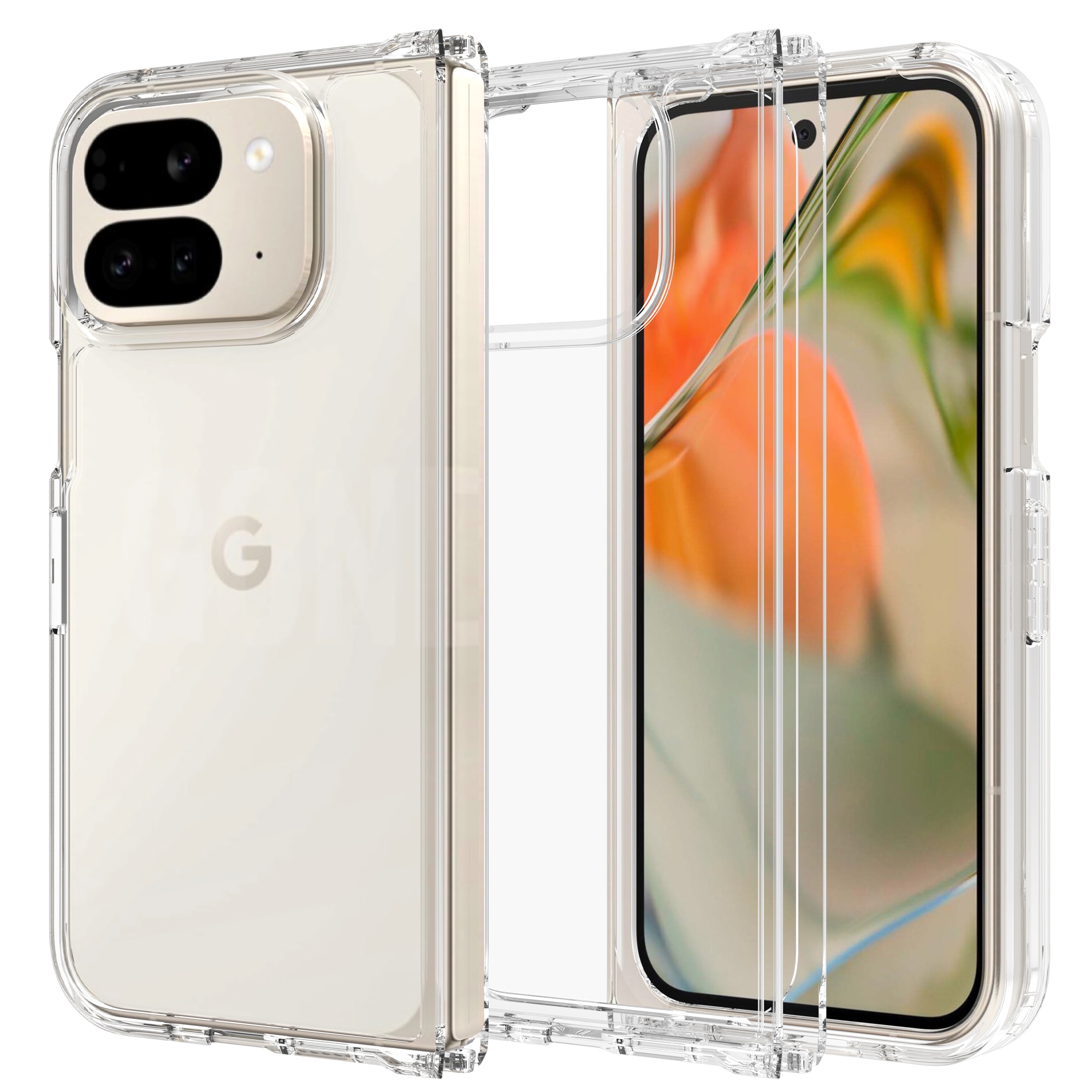 Hybridskal Google Pixel 9 Pro Fold transparent