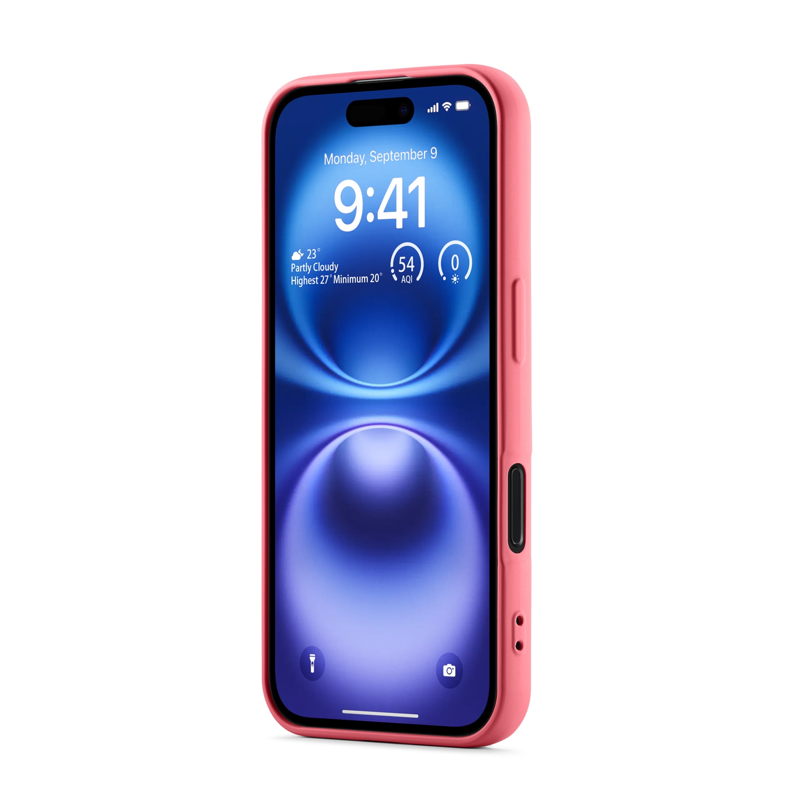 Stöttåligt Skal TPU iPhone 16 Cerise