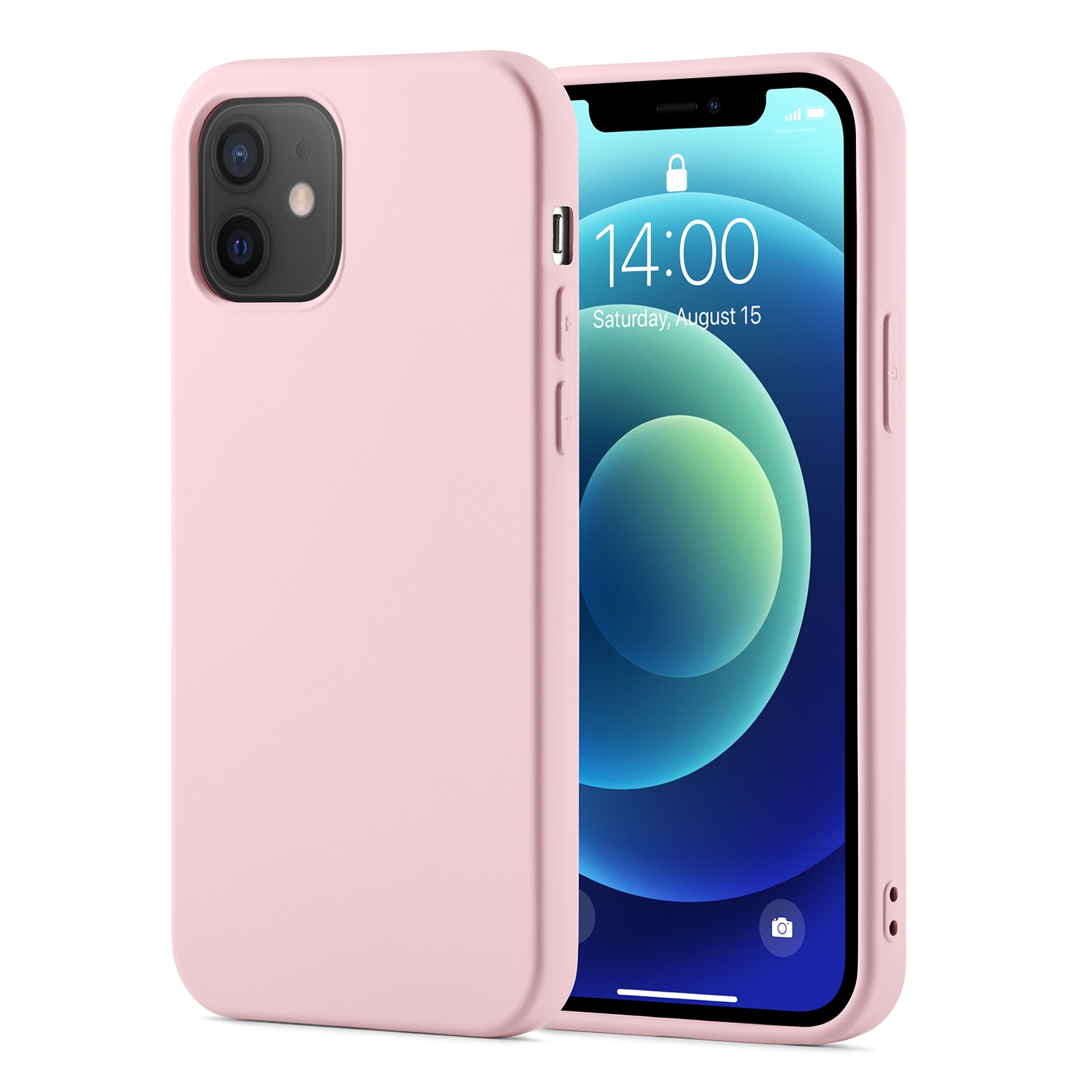 TPU Skal iPhone 12/iPhone 12 Pro rosa