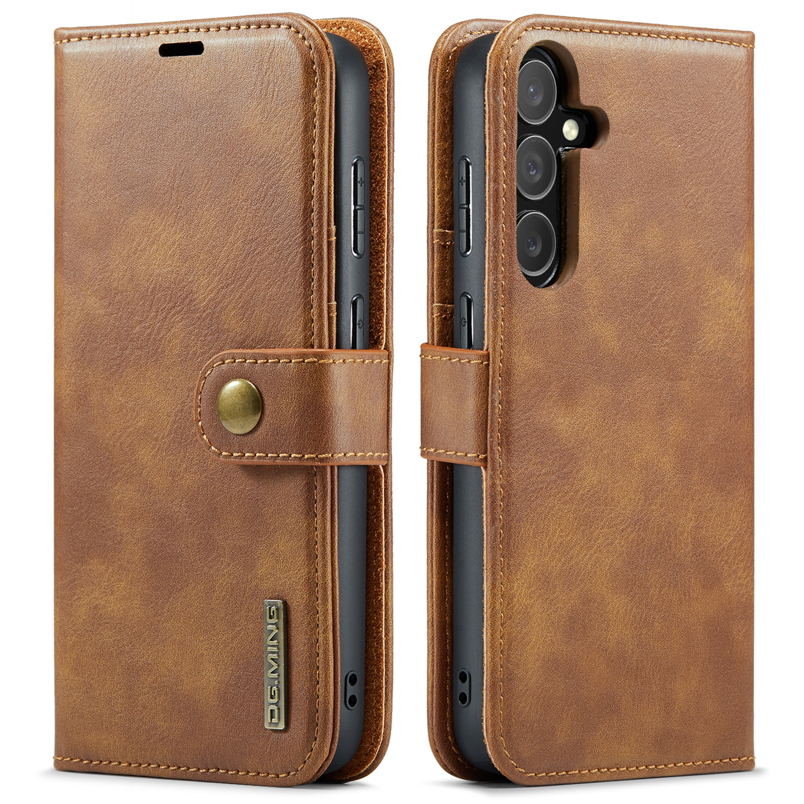 Magnet Wallet Samsung Galaxy S25 Cognac