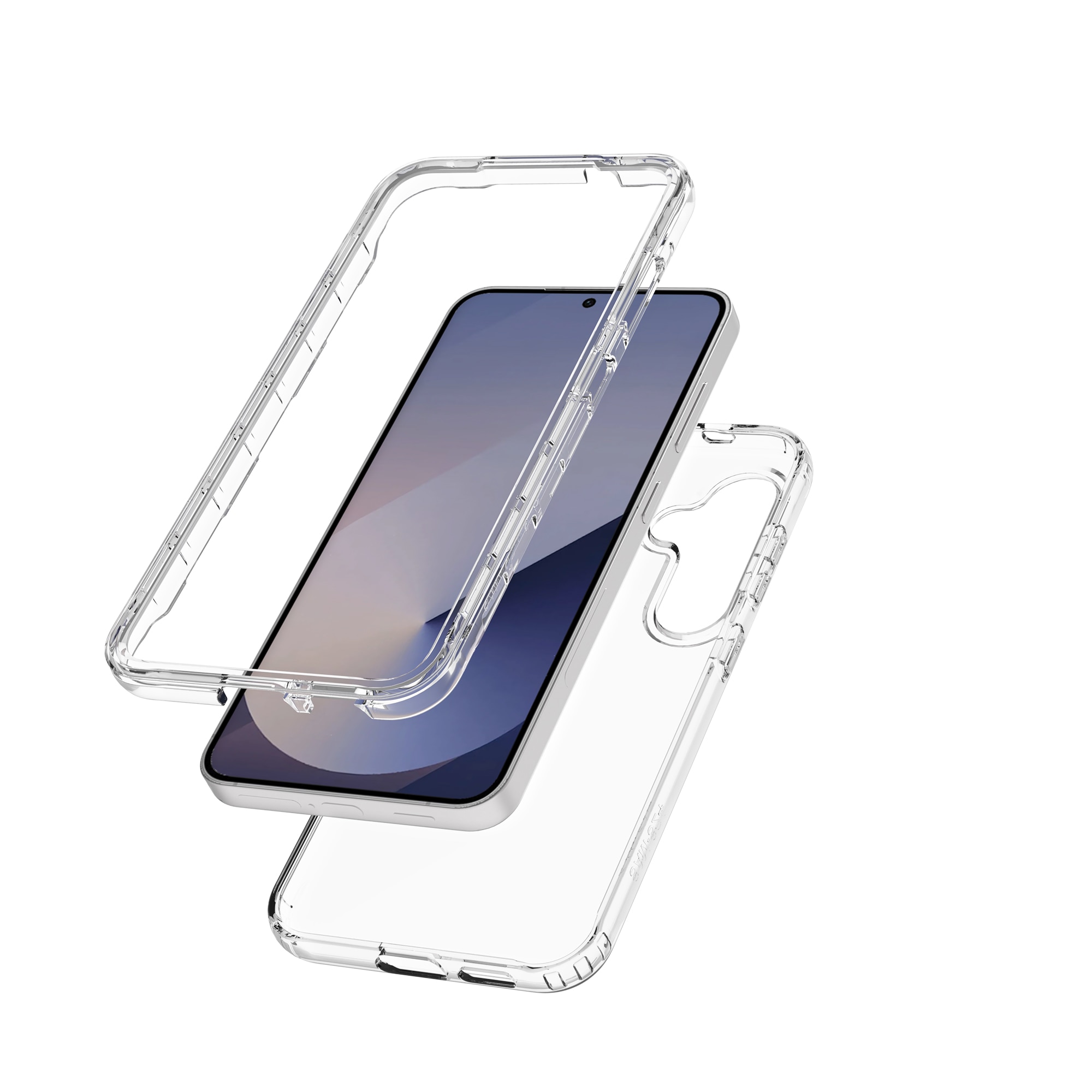 Full Cover Skal Samsung Galaxy S25 transparent