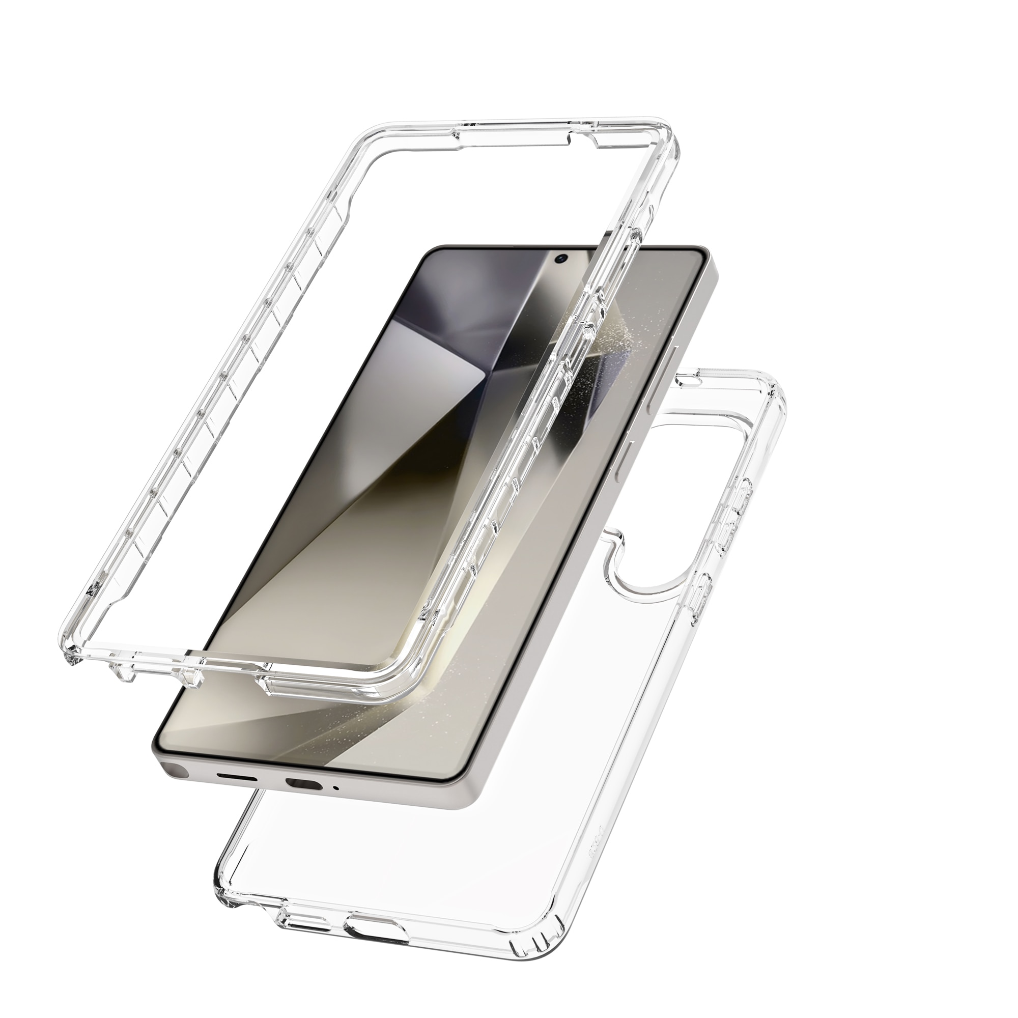 Full Cover Skal Samsung Galaxy S25 Ultra transparent