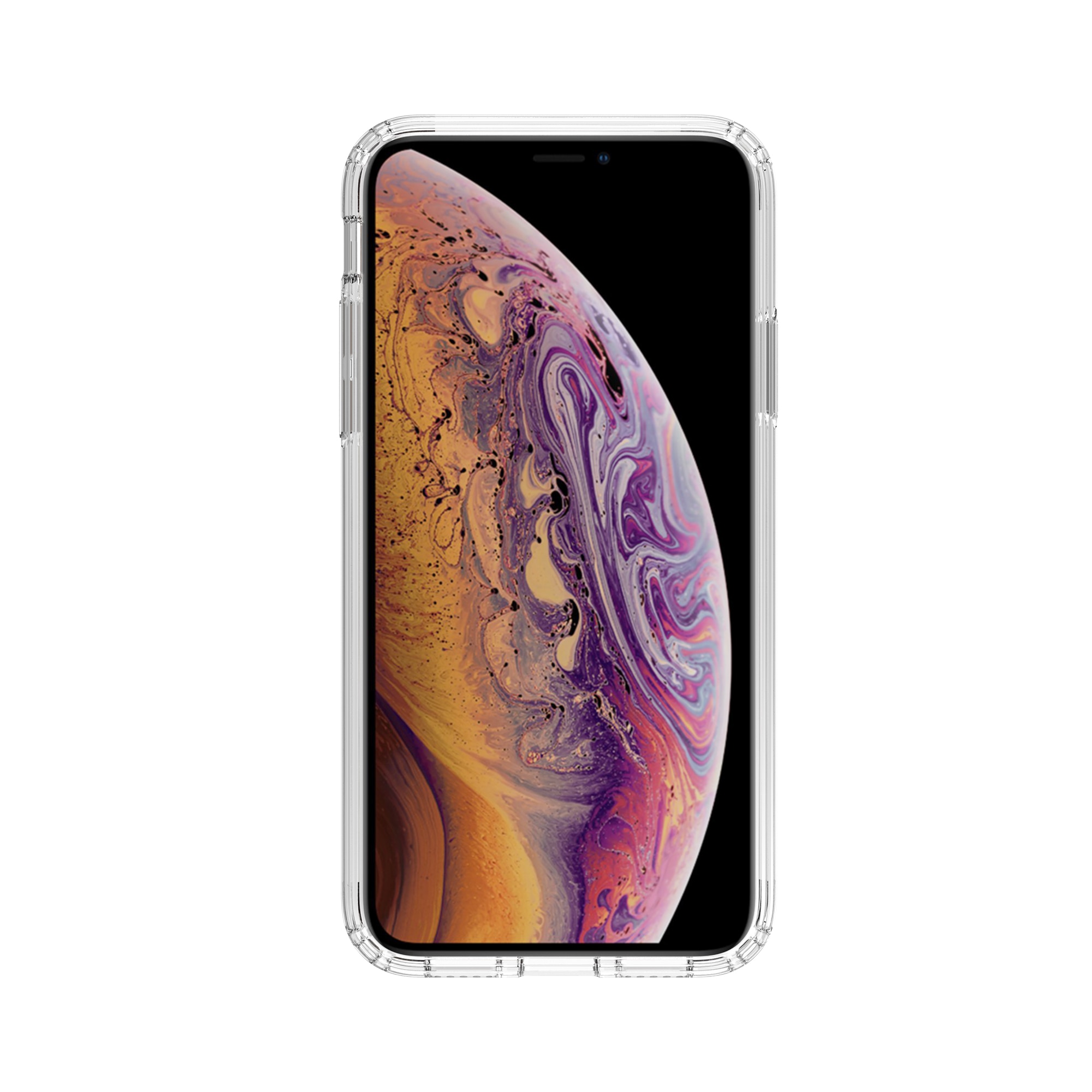 Hybridskal iPhone X/XS Genomskinlig