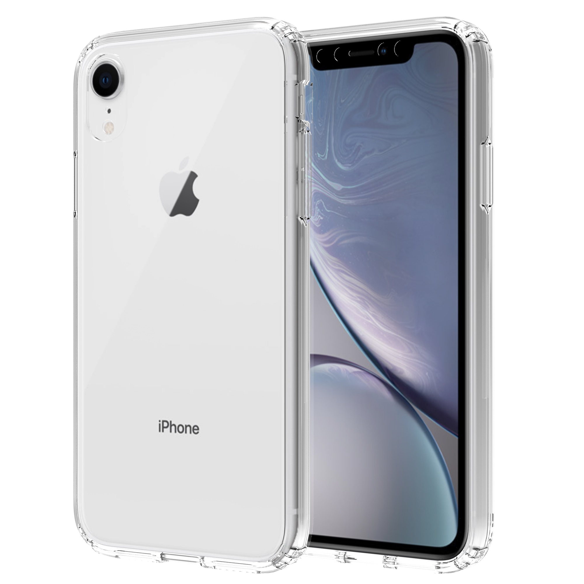 Hybridskal iPhone Xr transparent