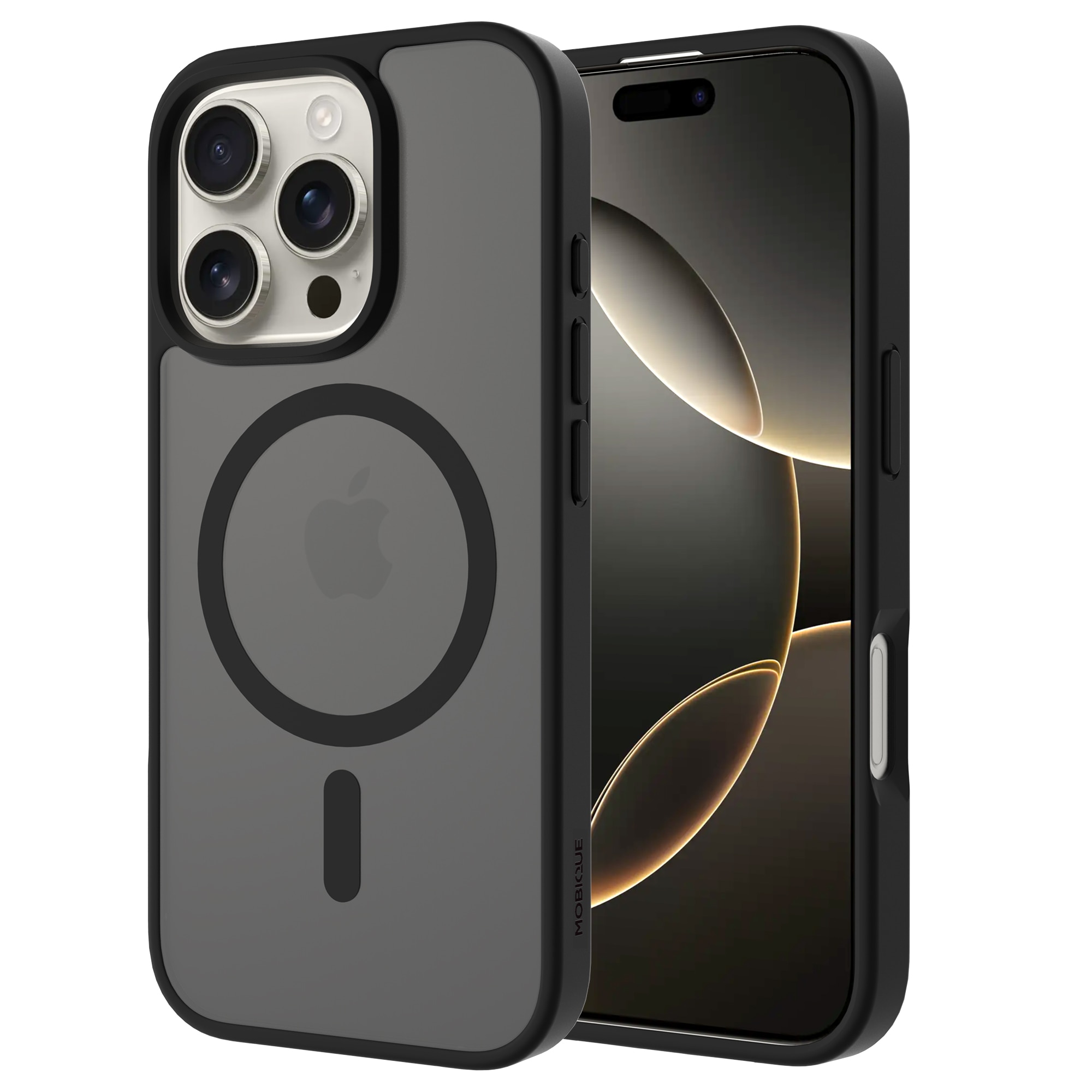 Magnetic Hybrid Skal iPhone 16 Pro Frosted Black