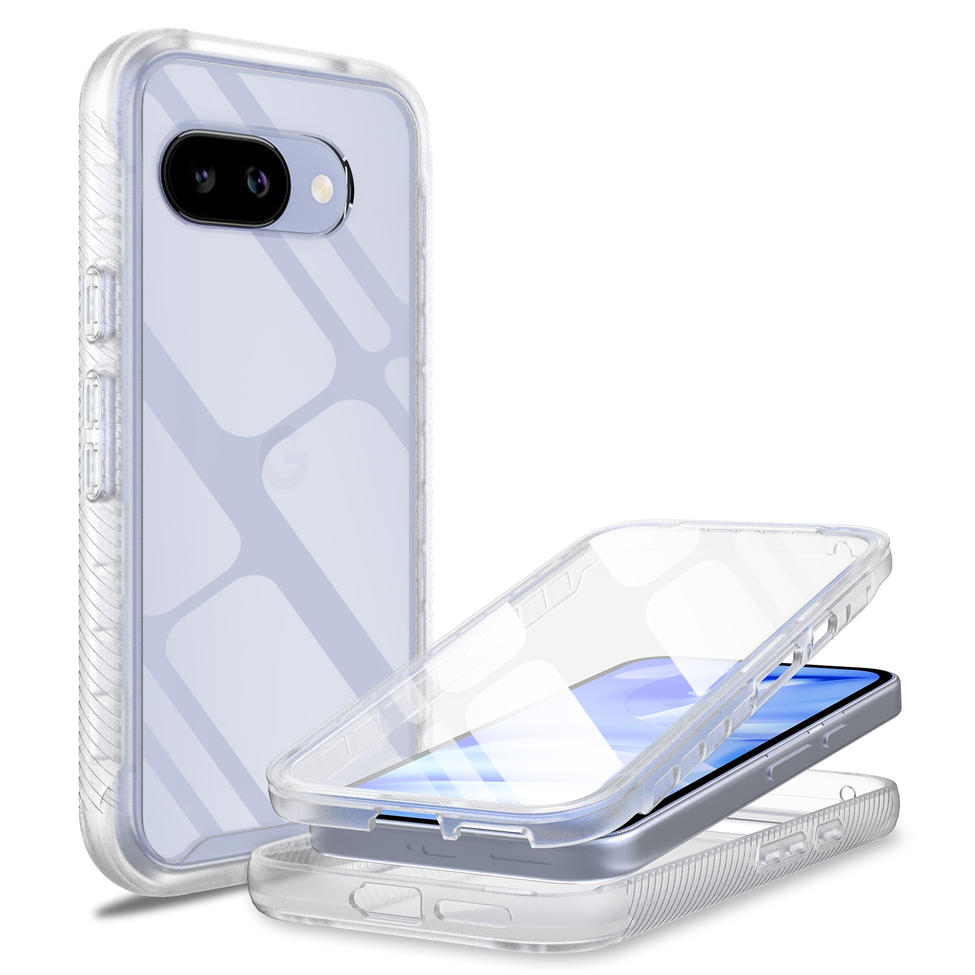 Full Protection Case Google Pixel 9a Genomskinlig