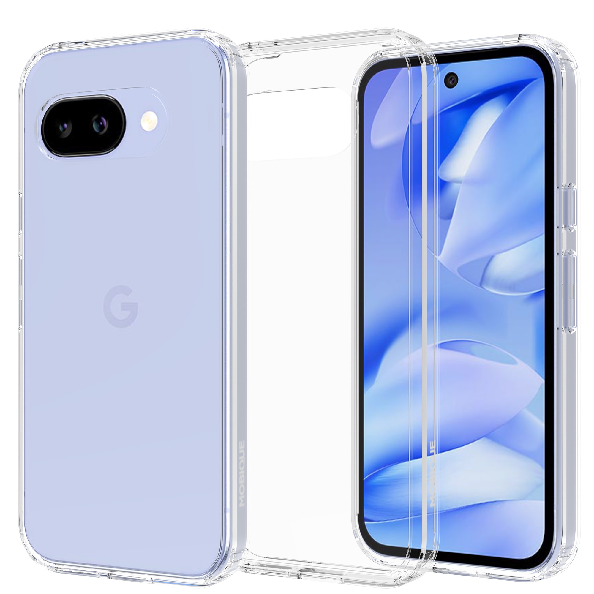 Hybridskal Google Pixel 9a Genomskinlig