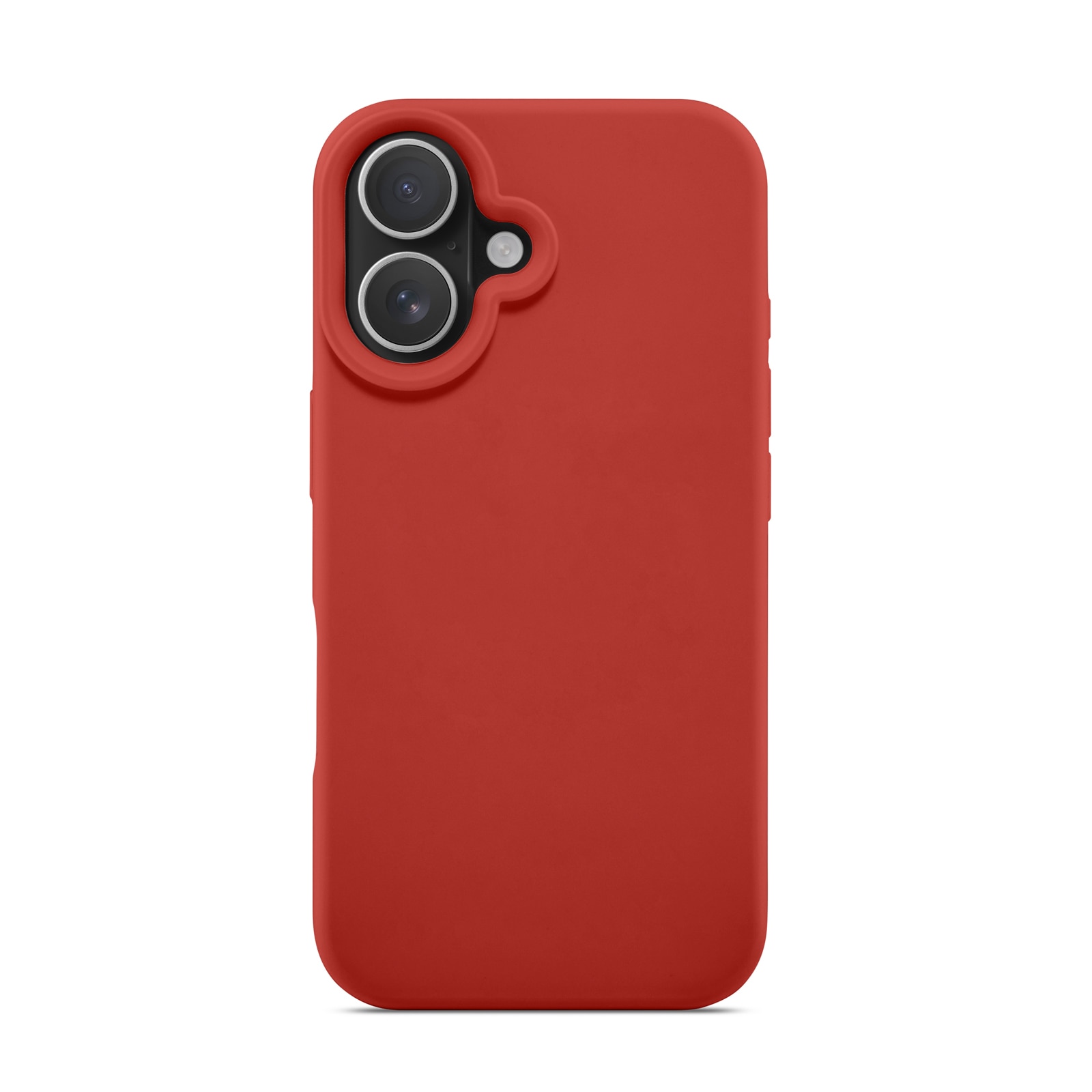 Magnetic Silikonskal iPhone 16 Lava Red