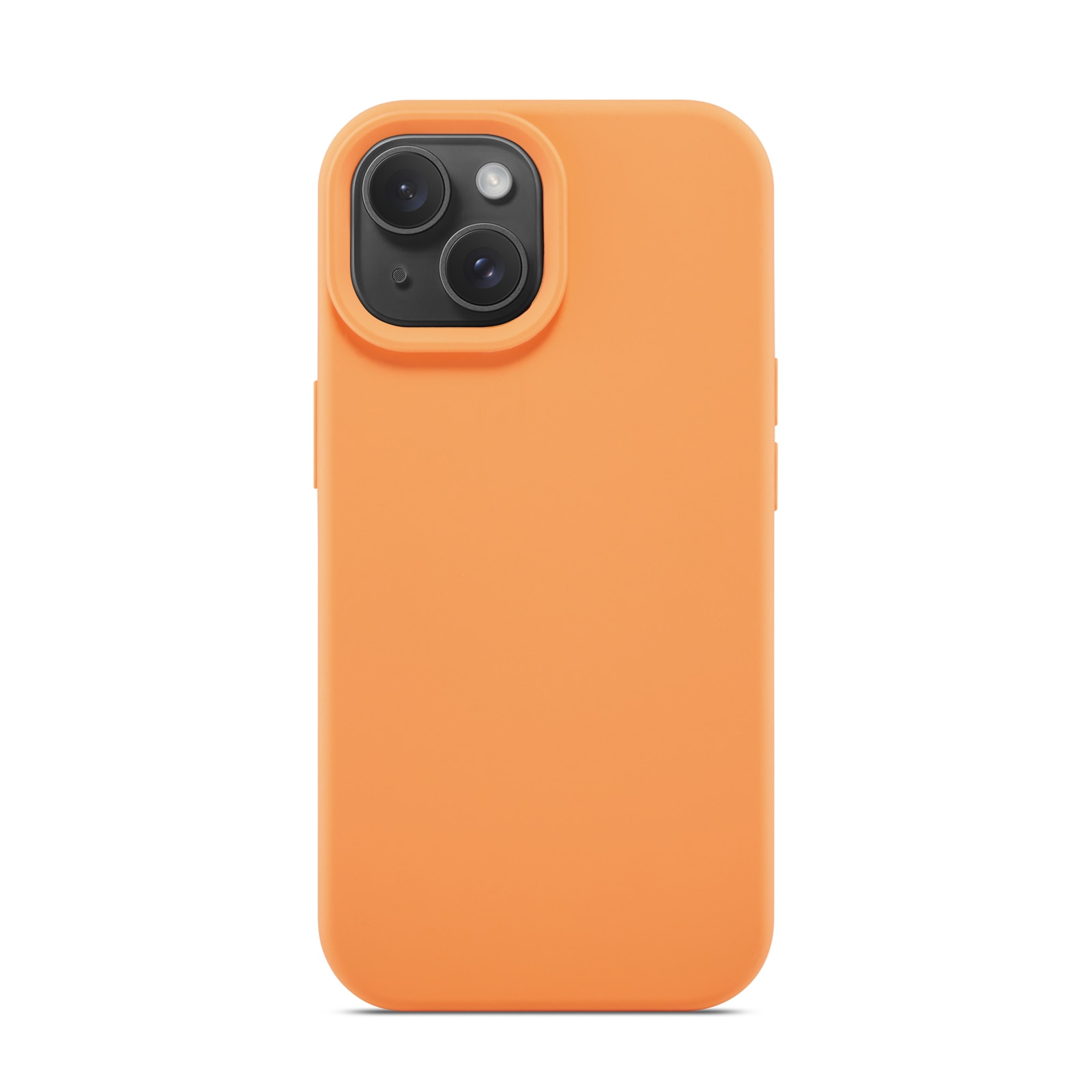 Magnetic Silikonskal iPhone 15 Solar Orange