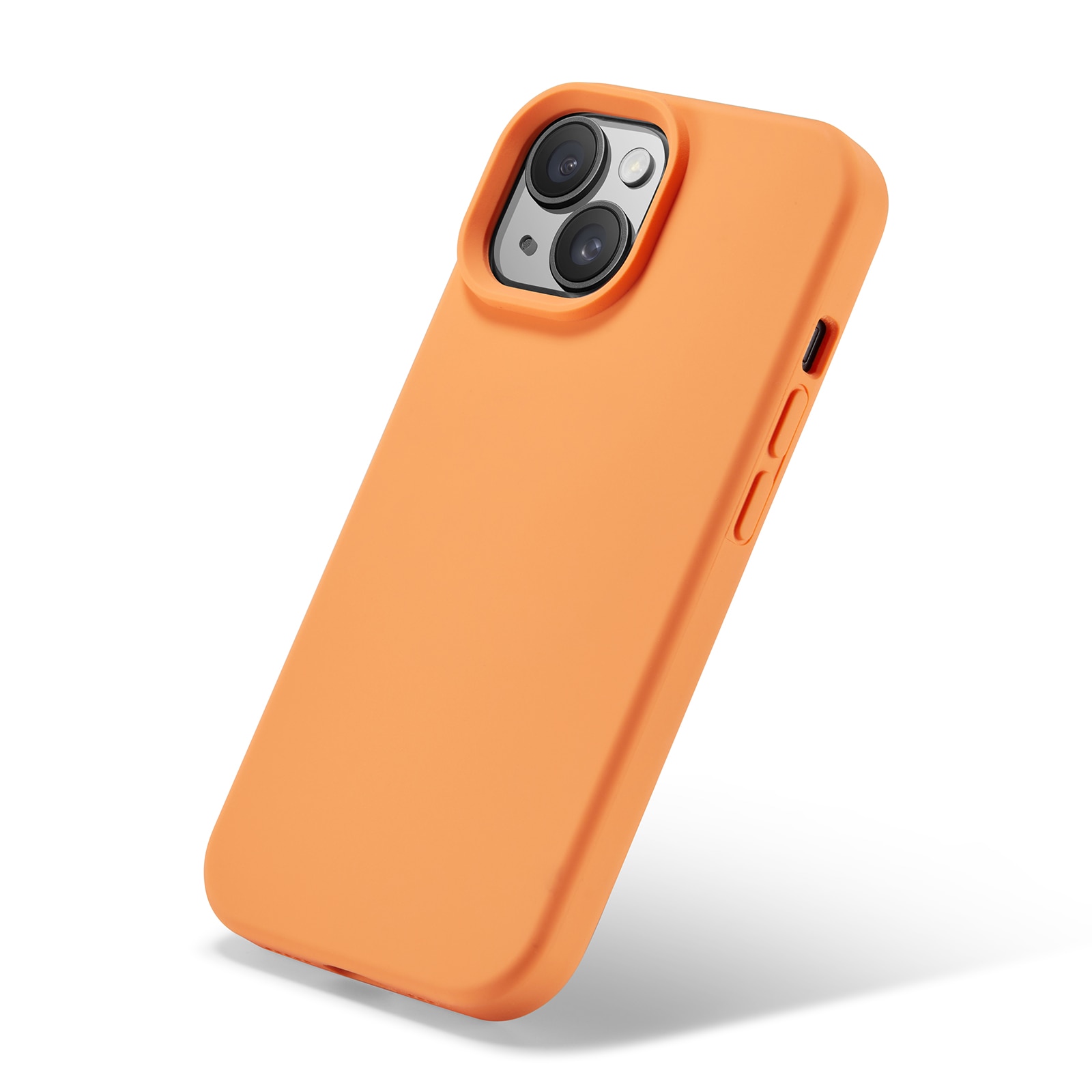 Magnetic Silikonskal iPhone 14 Solar Orange