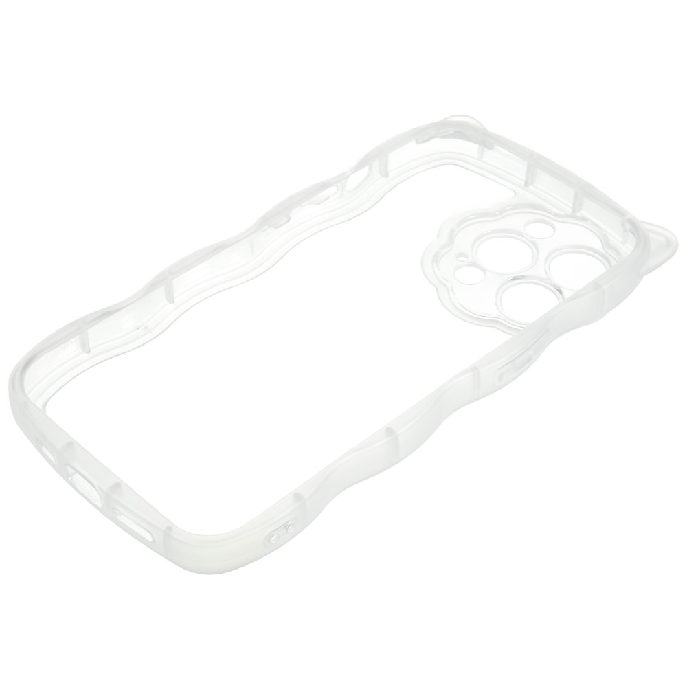 Wavy Edge Katt Skal iPhone 13 Pro transparent