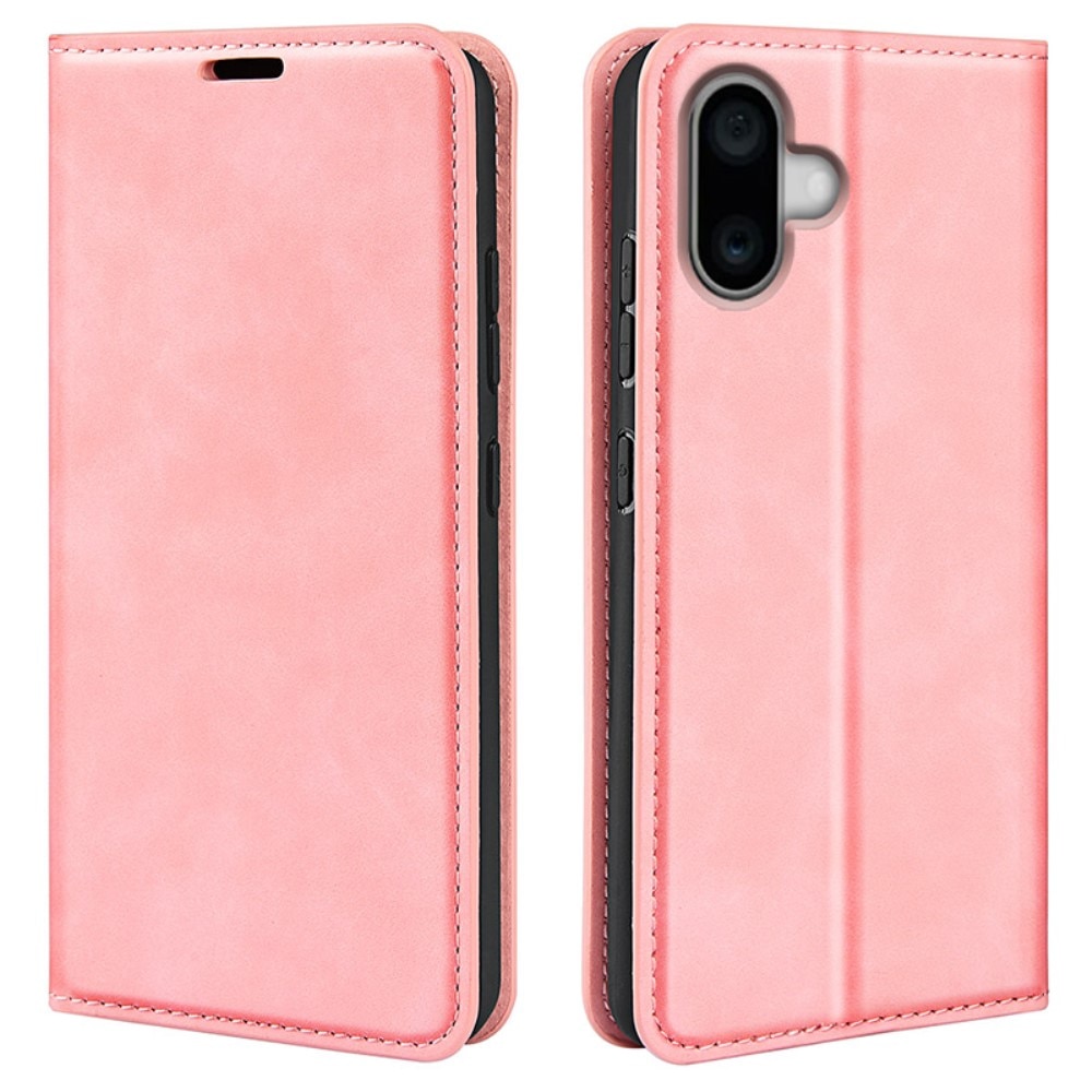 iPhone 16 Slim Mobilfodral rosa