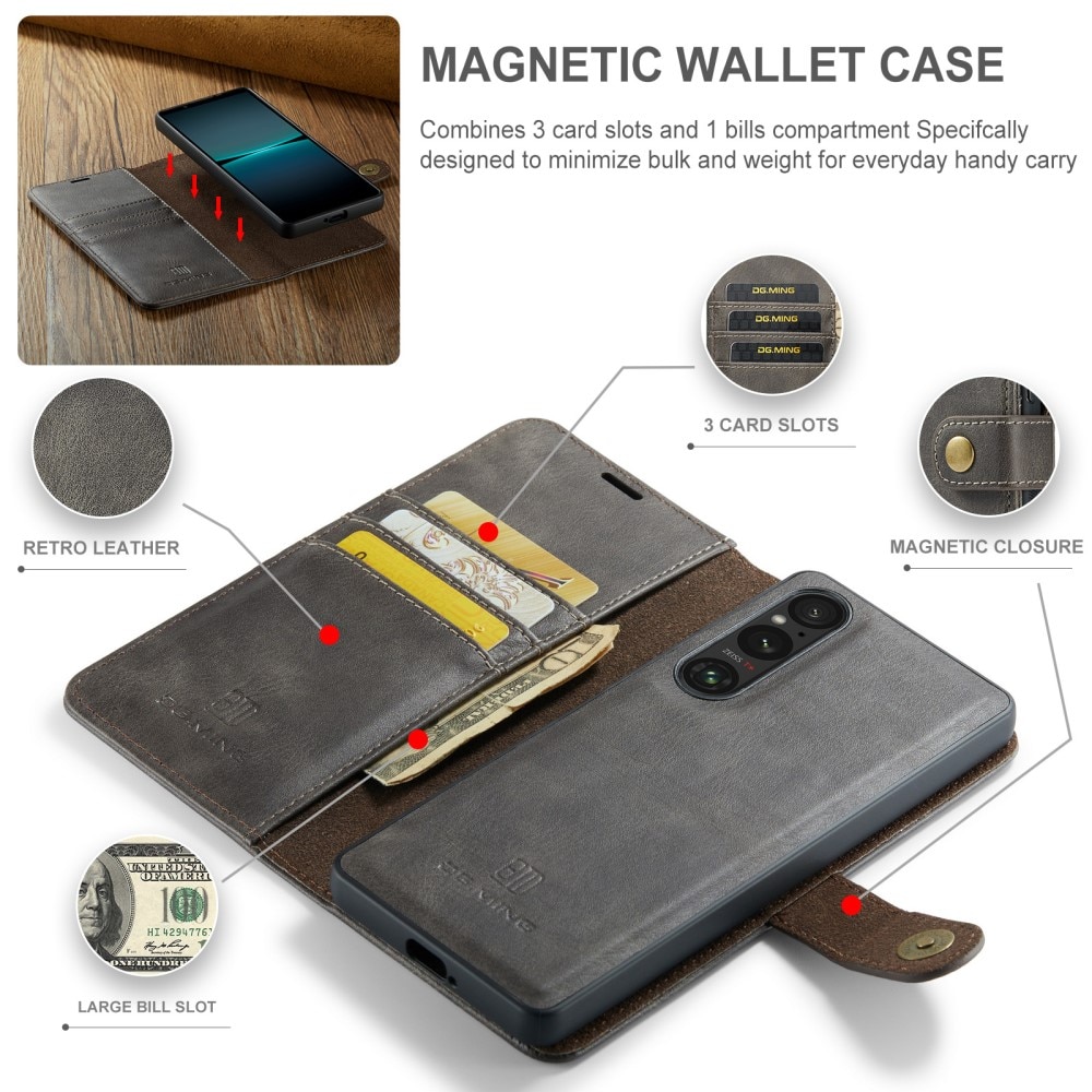 Magnet Wallet Sony Xperia 1 VI Brown