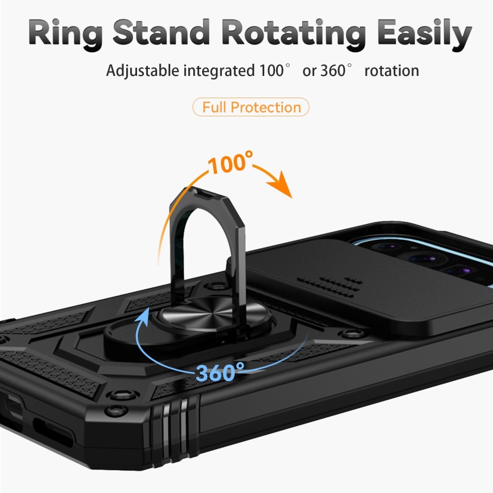 Hybridskal Ring + Kameraskydd Google Pixel 9 Svart