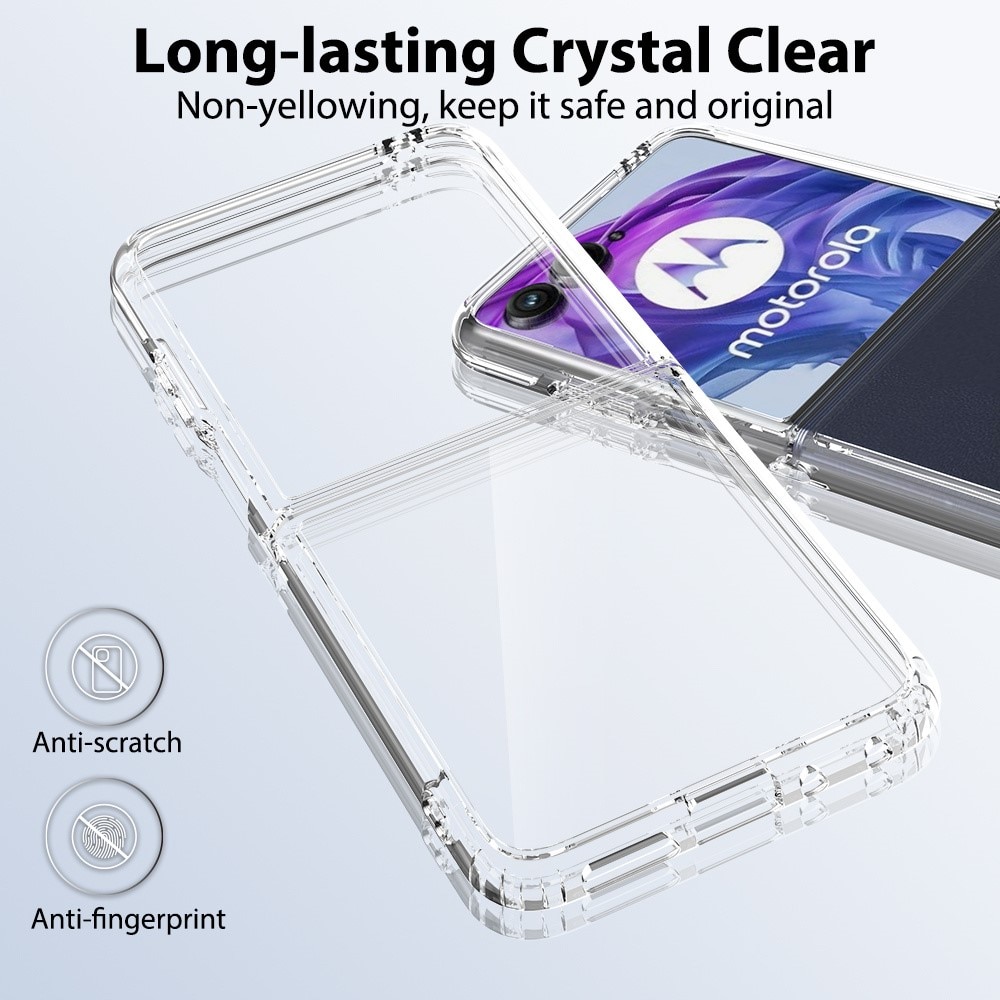 Hybridskal Motorola Razr 50 Ultra transparent