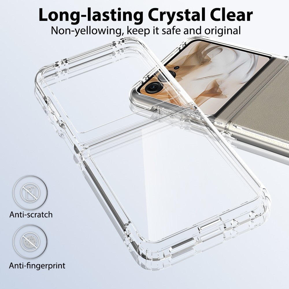 Hybridskal Motorola Razr 50 transparent