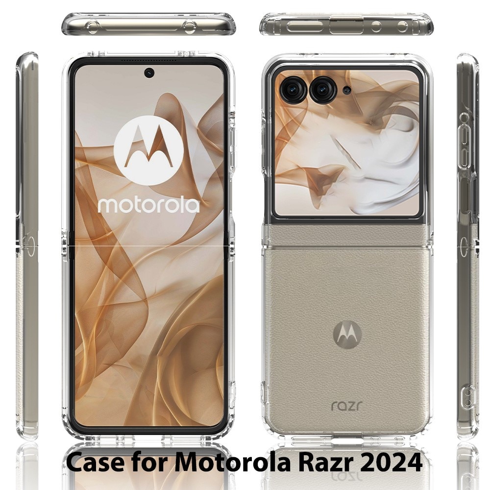 Hybridskal Motorola Razr 50 transparent