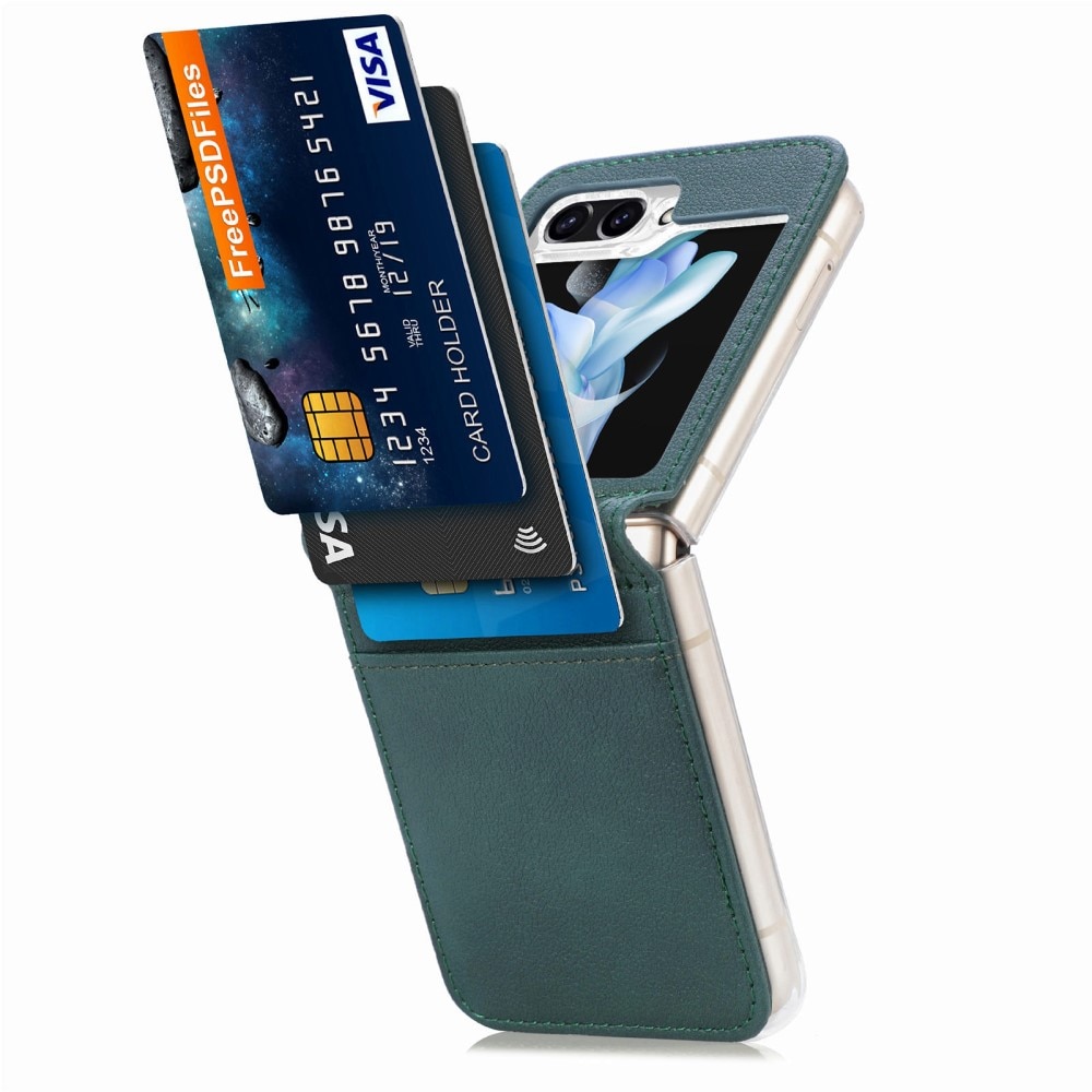 Slim Card Wallet Samsung Galaxy Z Flip 6 grön