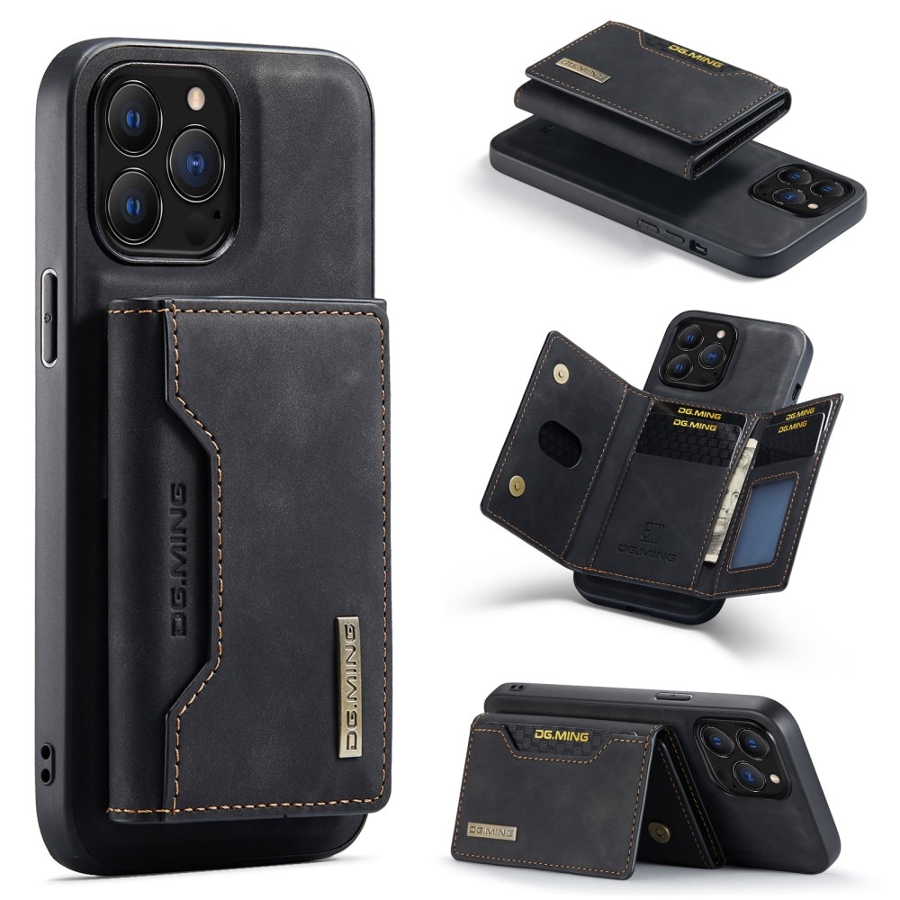 Magnetic Card Slot Case iPhone 16 Pro Black