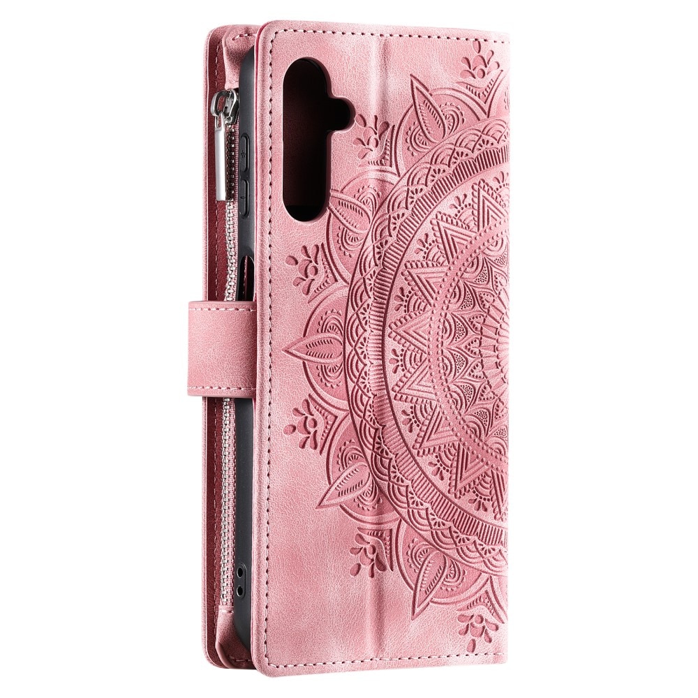 Plånboksväska Samsung Galaxy A16 Mandala rosa