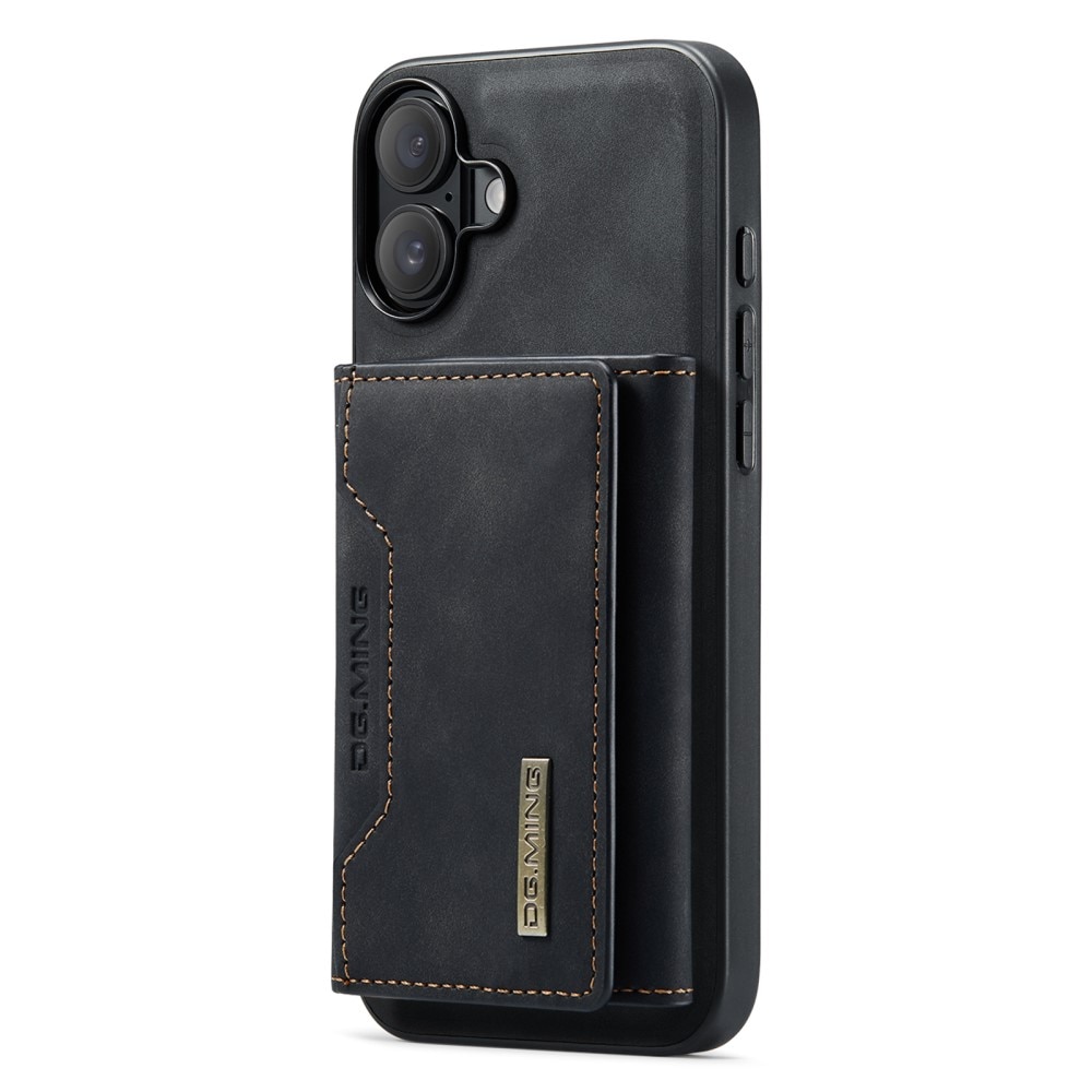 Magnetic Card Slot Case iPhone 16 Black