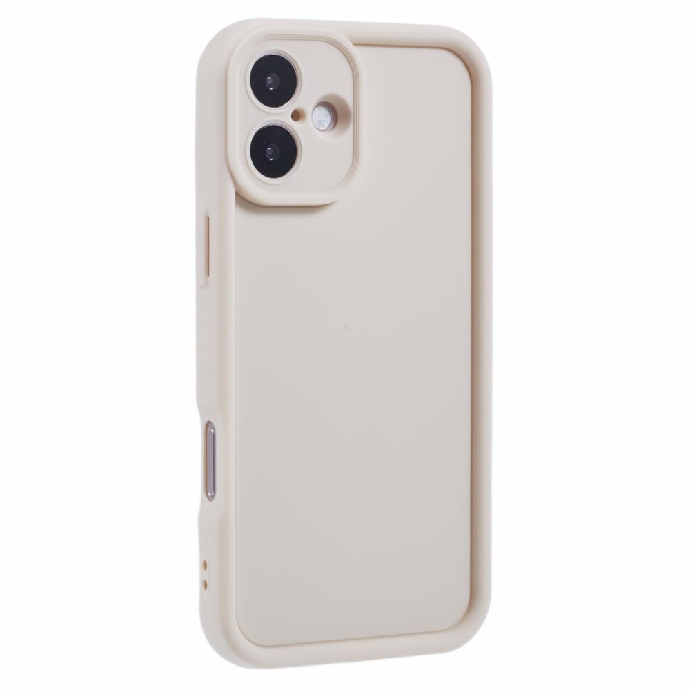 TPU Skal Edge iPhone 16 beige