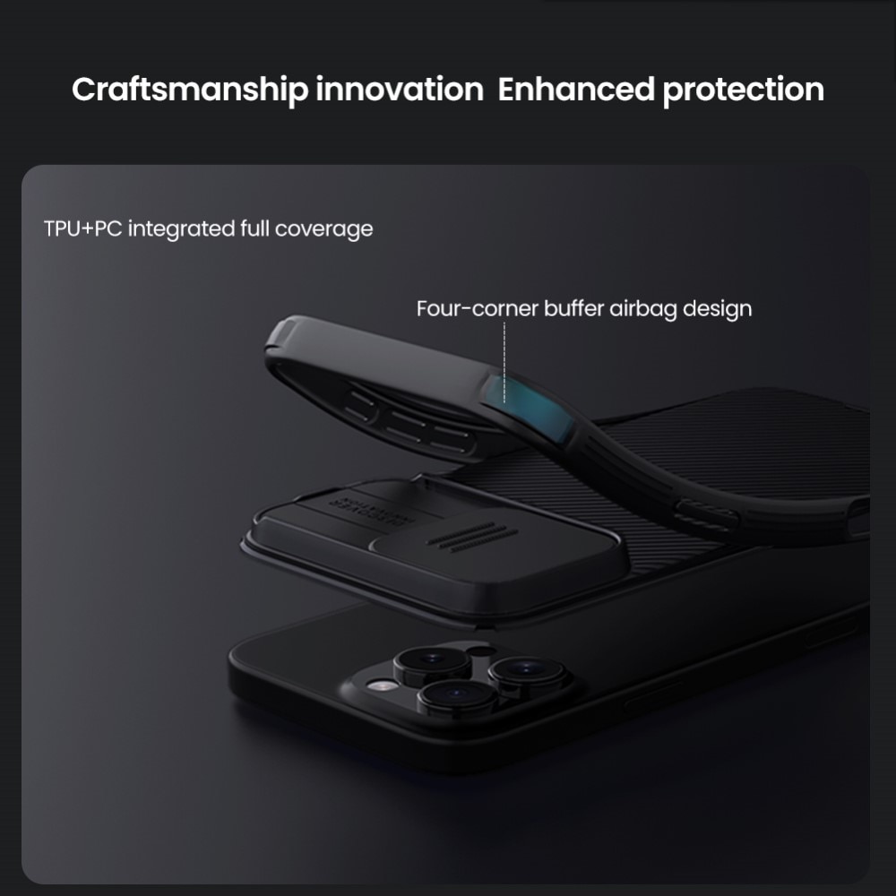 CamShield Skal iPhone 16 Pro svart