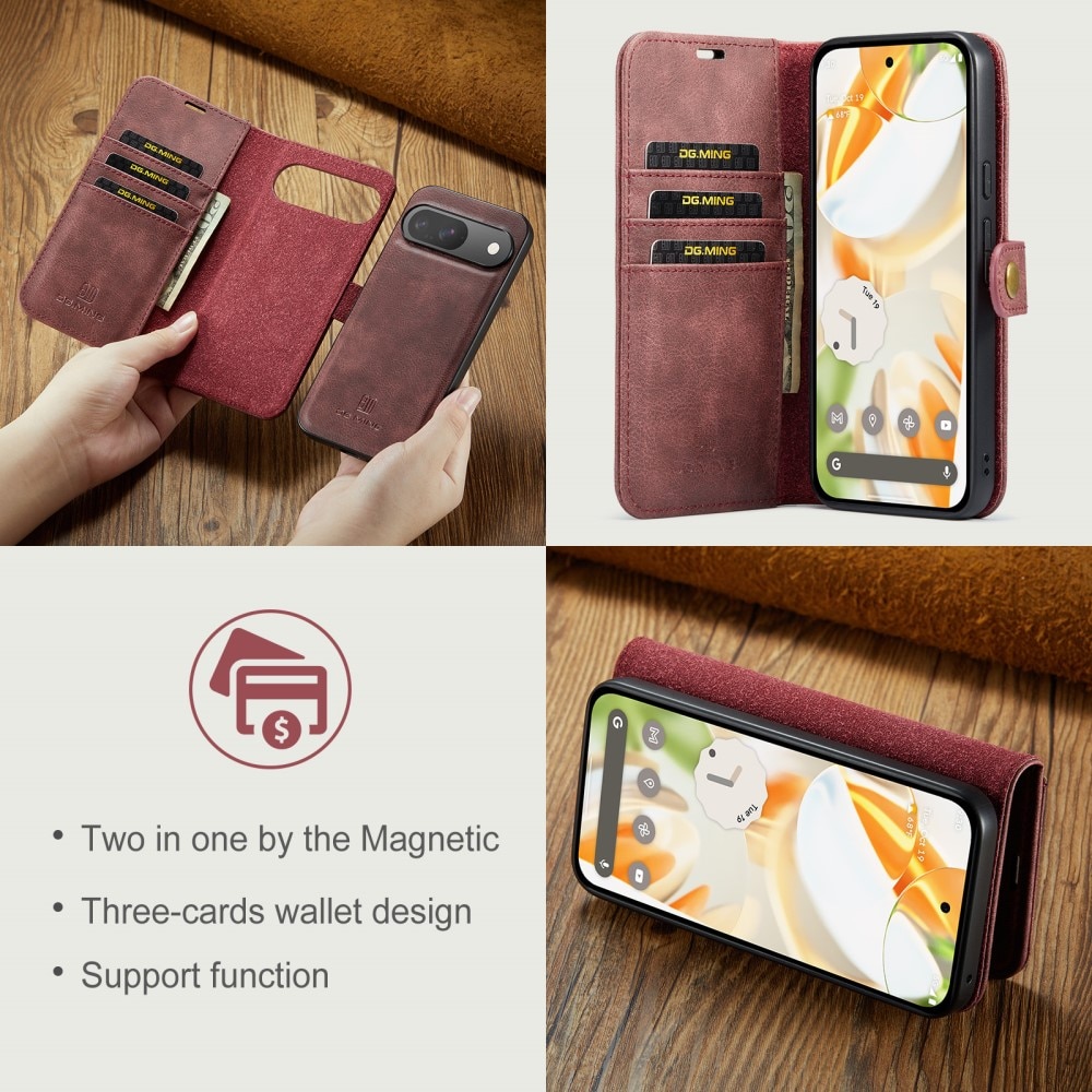 Magnet Wallet Google Pixel 9 Pro Red