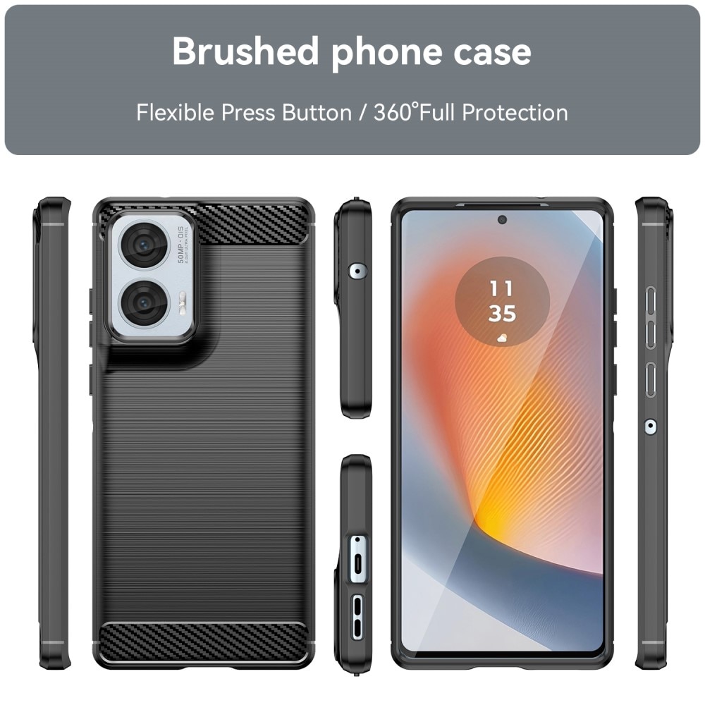 Motorola Moto G85 Skal TPU Brushed Black