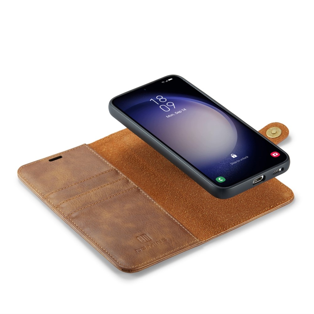 Magnet Wallet Samsung Galaxy S24 FE Cognac