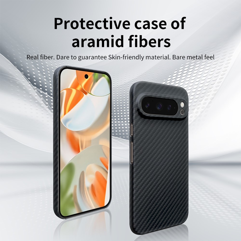 Slim Skal Aramidfiber Google Pixel 9 Pro XL svart