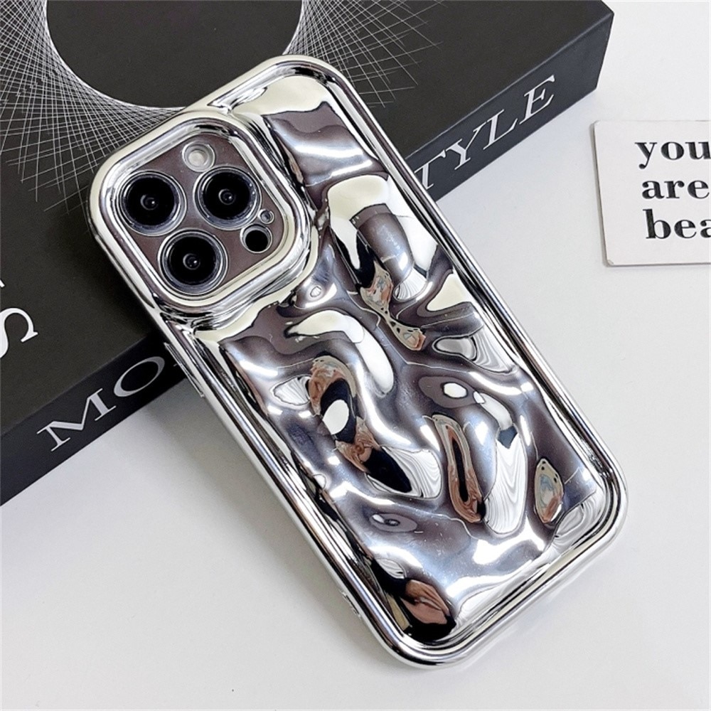 Wavy Skal TPU iPhone 16 Pro silver