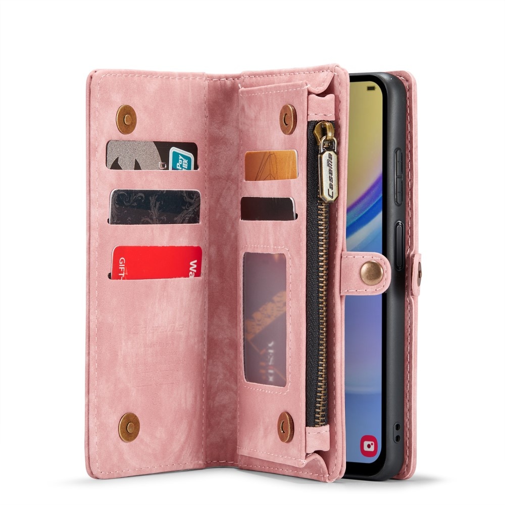 Multi-slot Plånboksfodral Samsung Galaxy A16 rosa