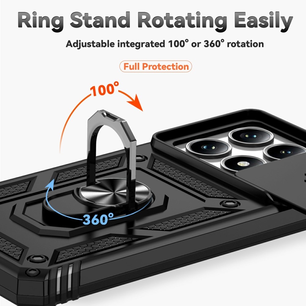 Hybridskal Ring + Kameraskydd Xiaomi 14T Svart