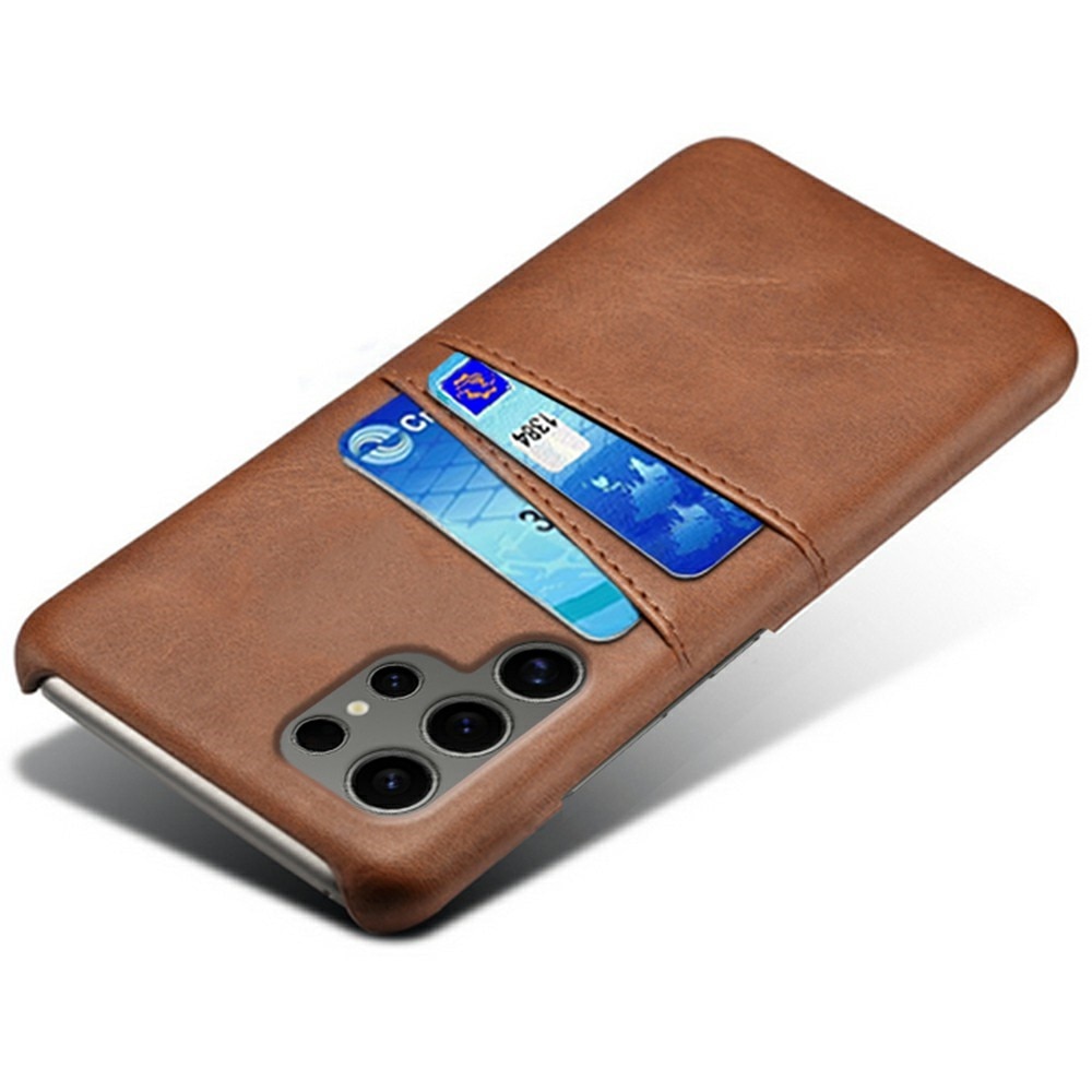 Card Slots Case Samsung Galaxy S25 Ultra Brun