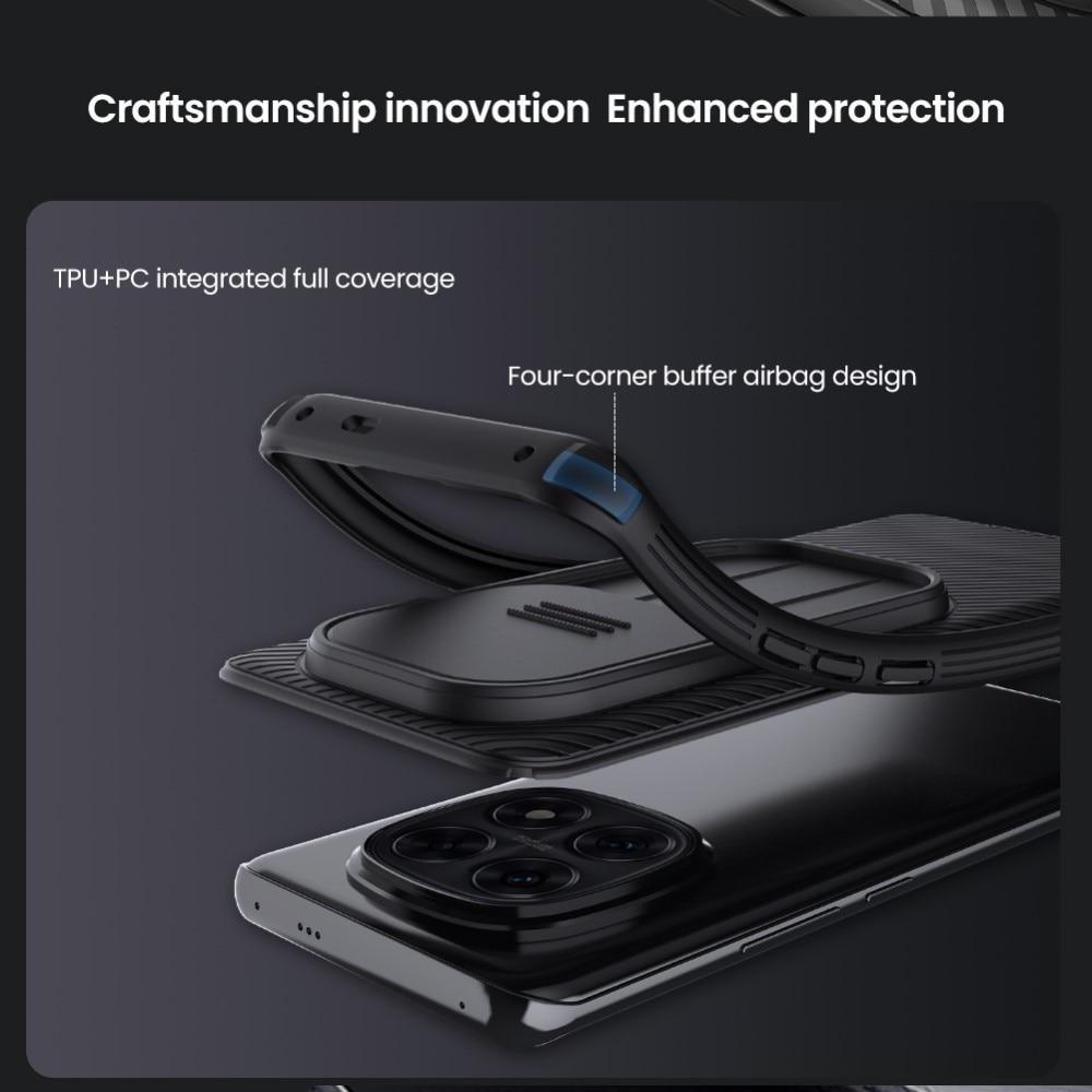 CamShield Skal Xiaomi Redmi Note 14 Pro Plus Svart