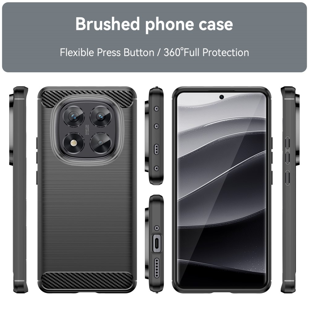 Xiaomi Redmi Note 14 Pro Skal TPU Brushed Black