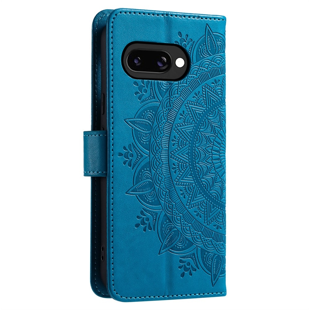 Läderfodral Mandala Google Pixel 9a Blå