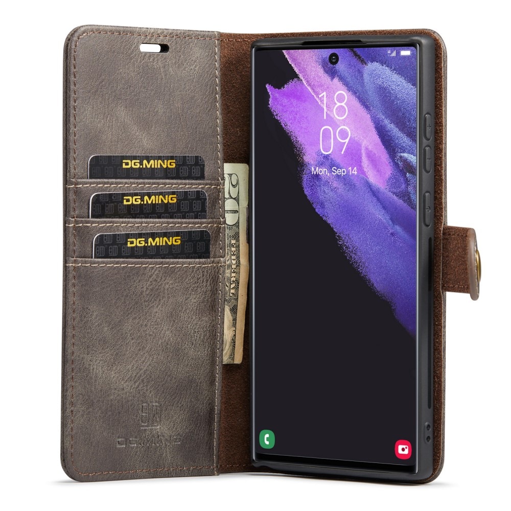 Magnet Wallet Samsung Galaxy S25 Ultra Brown