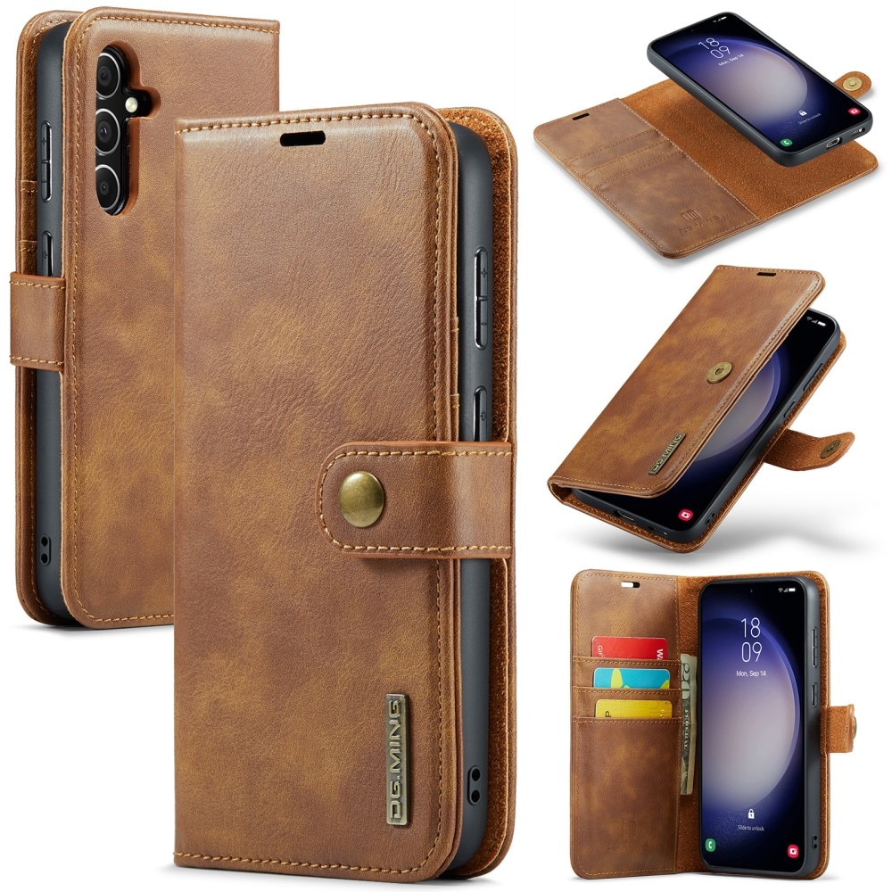 Magnet Wallet Samsung Galaxy S25 Cognac