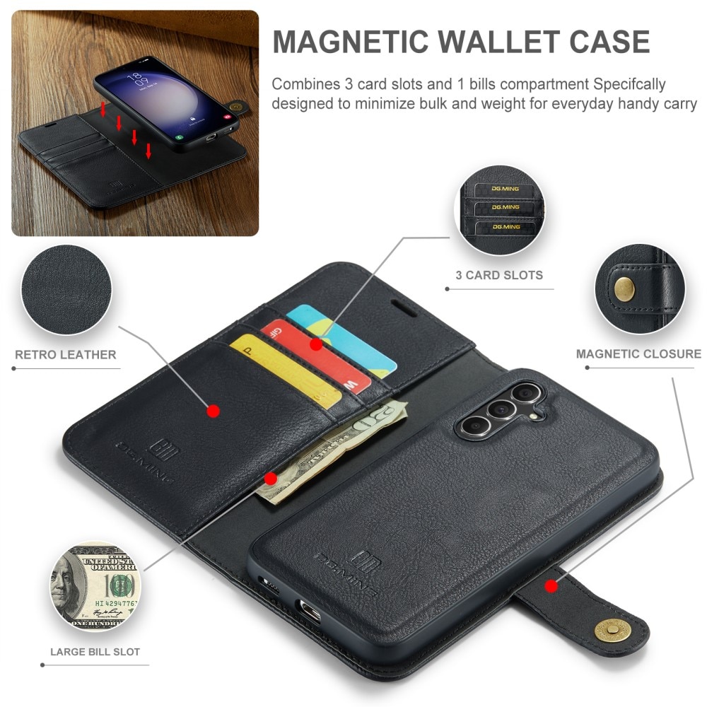 Magnet Wallet Samsung Galaxy S25 Plus Black