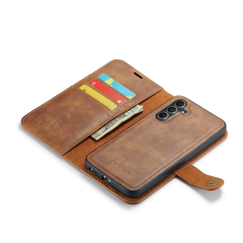 Magnet Wallet Samsung Galaxy S25 Plus Cognac