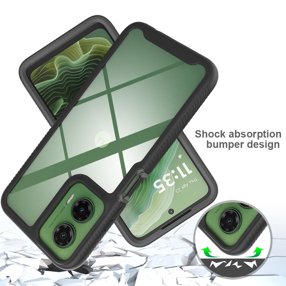 Full Protection Case Motorola Moto G35 Svart