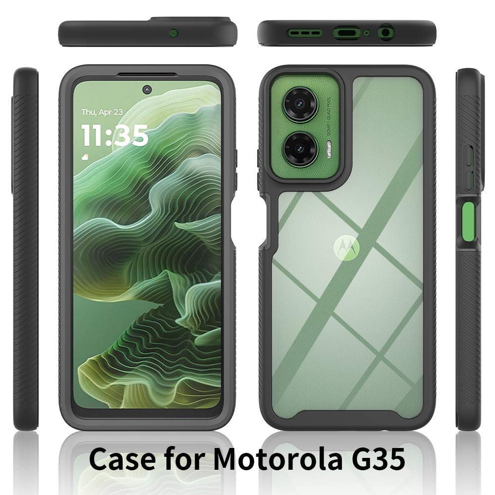 Full Protection Case Motorola Moto G35 Svart