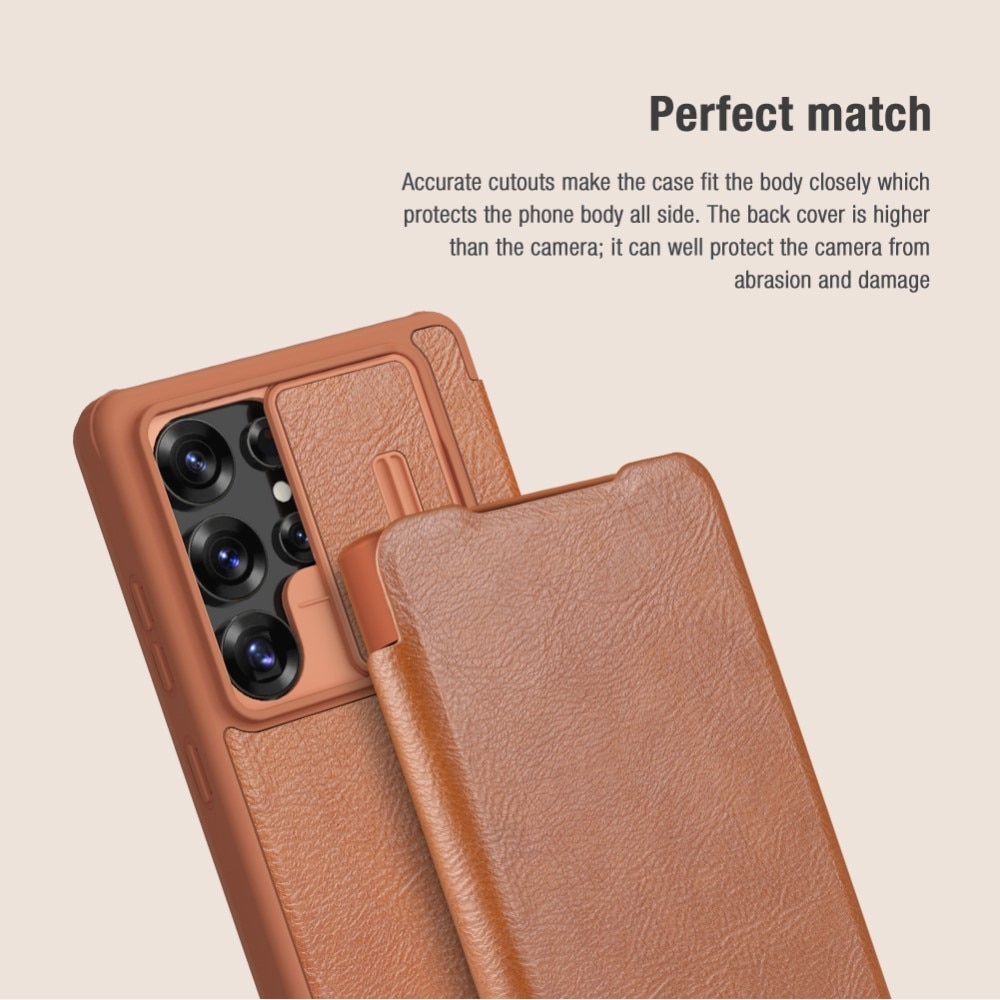 Qin Pro CamShield Samsung Galaxy S25 Ultra Brown