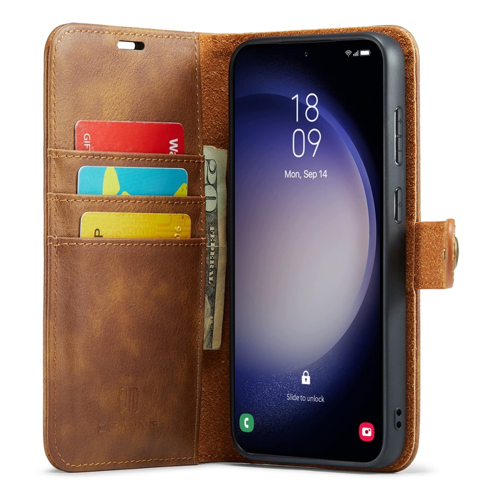 Magnet Wallet Samsung Galaxy A56 Cognac