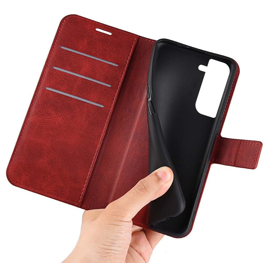 Leather Wallet Samsung Galaxy S23 Red