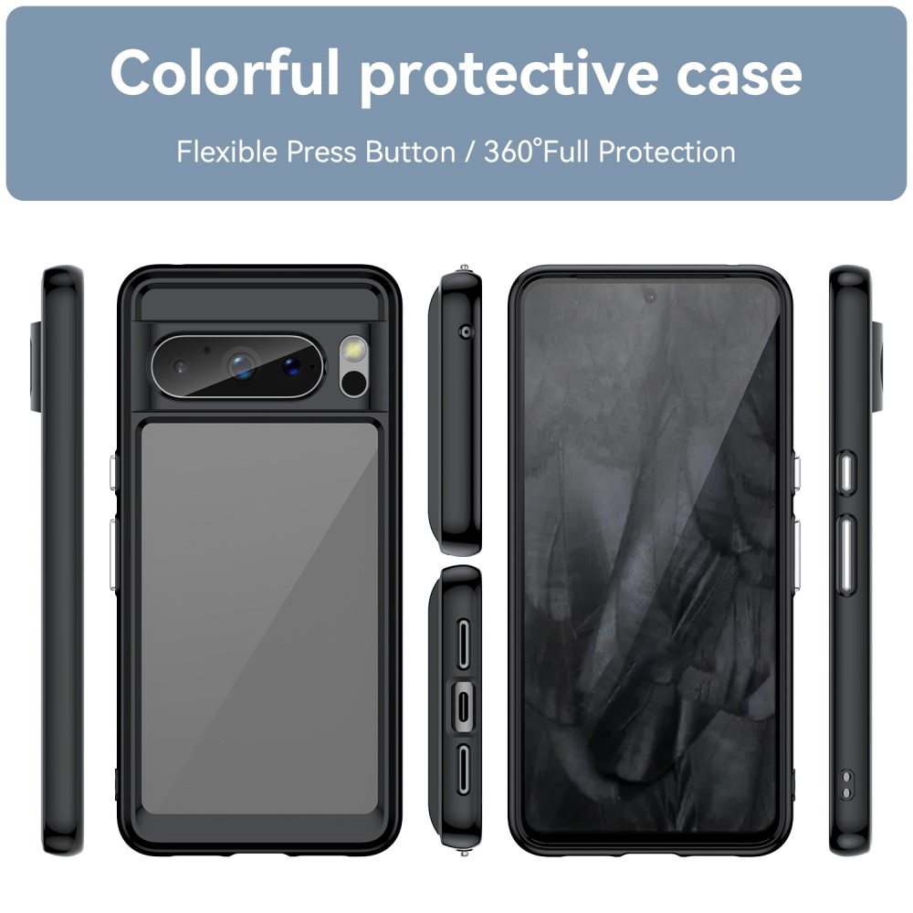 Crystal Hybrid Case Google Pixel 8 Pro svart