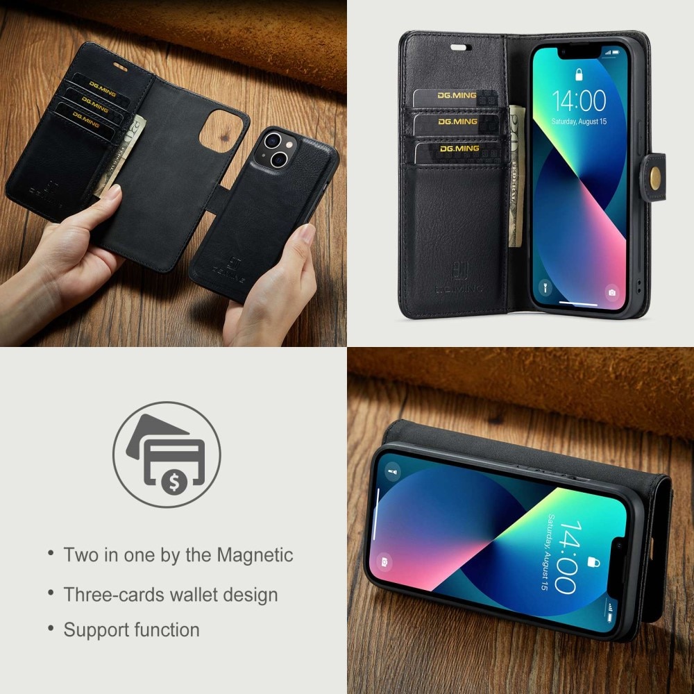 Magnet Wallet iPhone 15 Black